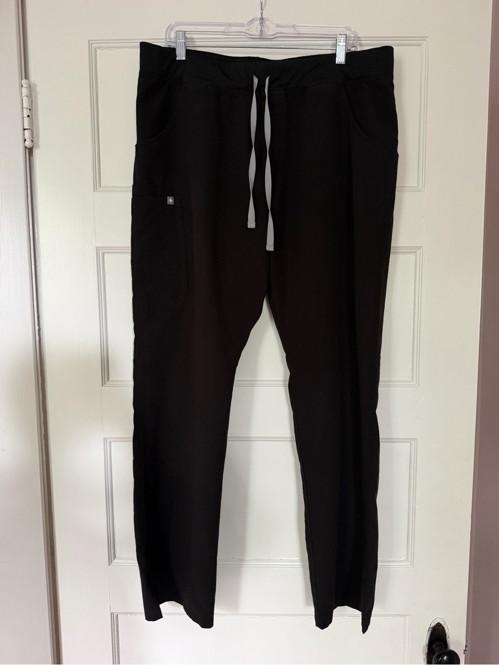FIGS Kade Scrub Pants Women’s XL Tall Black Technical Collection Straight Leg